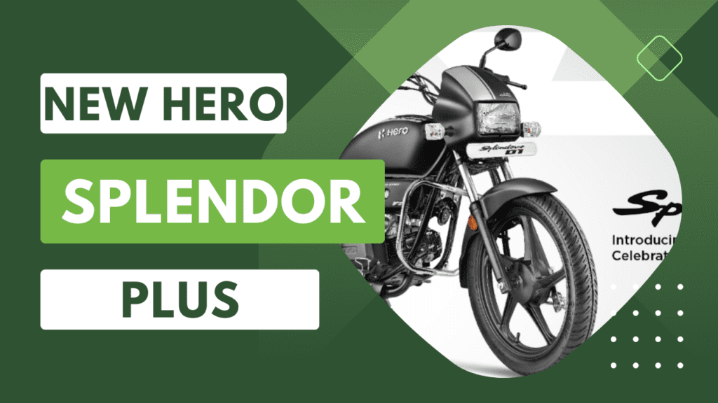 new HERO Hero Splendor Plus,splendor bike 2024 model